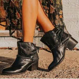 Freebird by Steven Casey Leather Ankle Boot